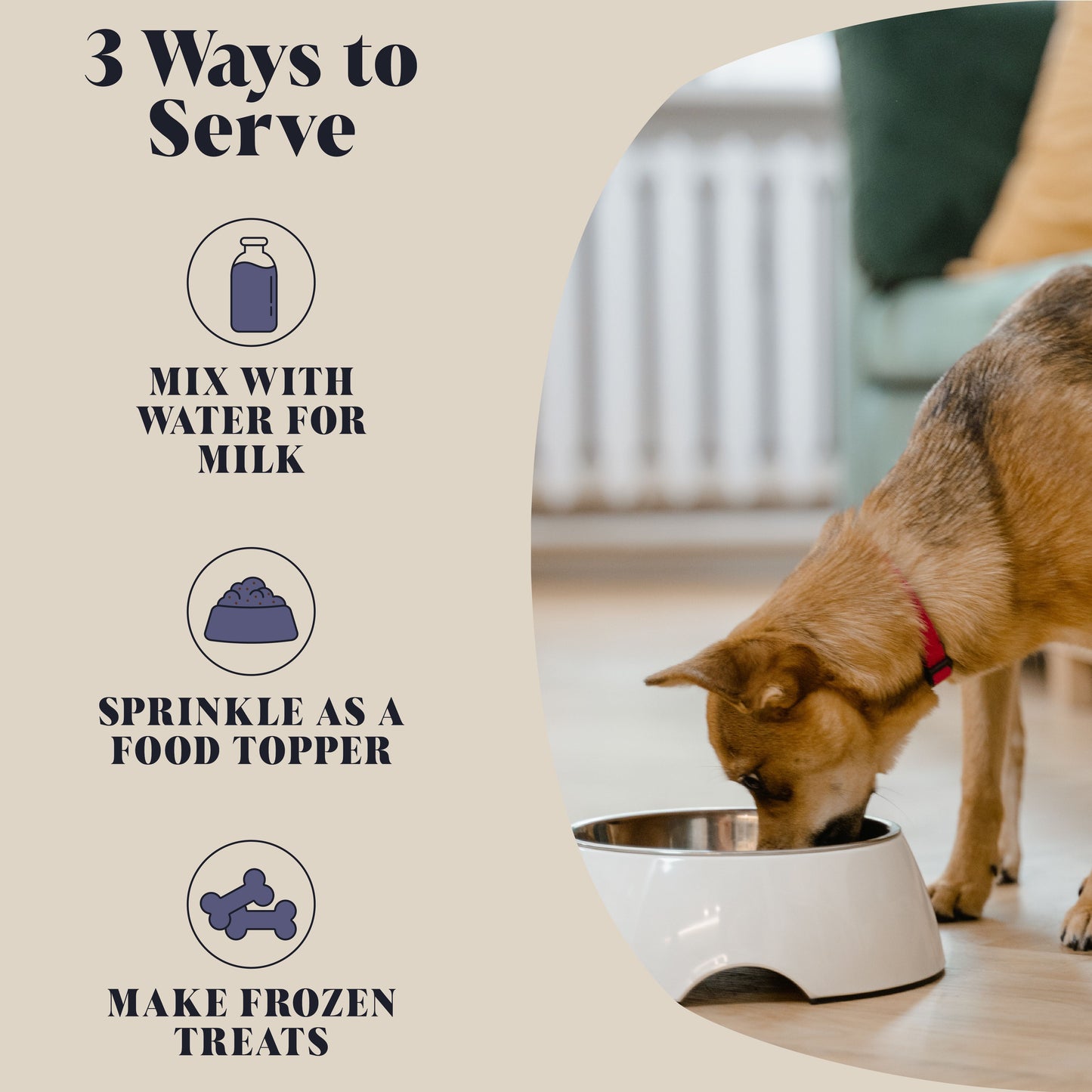 Single Pack | Calming Goats Milk for Dogs | Makes 12 Pints | (RRP: £18.95)