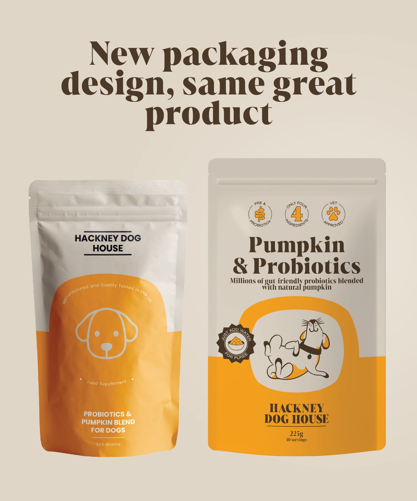 Single Pack | Pumpkin Probiotic For Dogs | 30 Servings (RRP: £18.95 per unit)