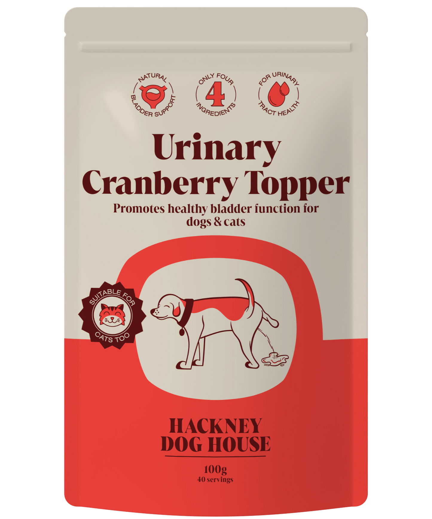 50 Pack Box | Urinary Cranberry for Dogs | 40 Servings | (RRP: £16.95)