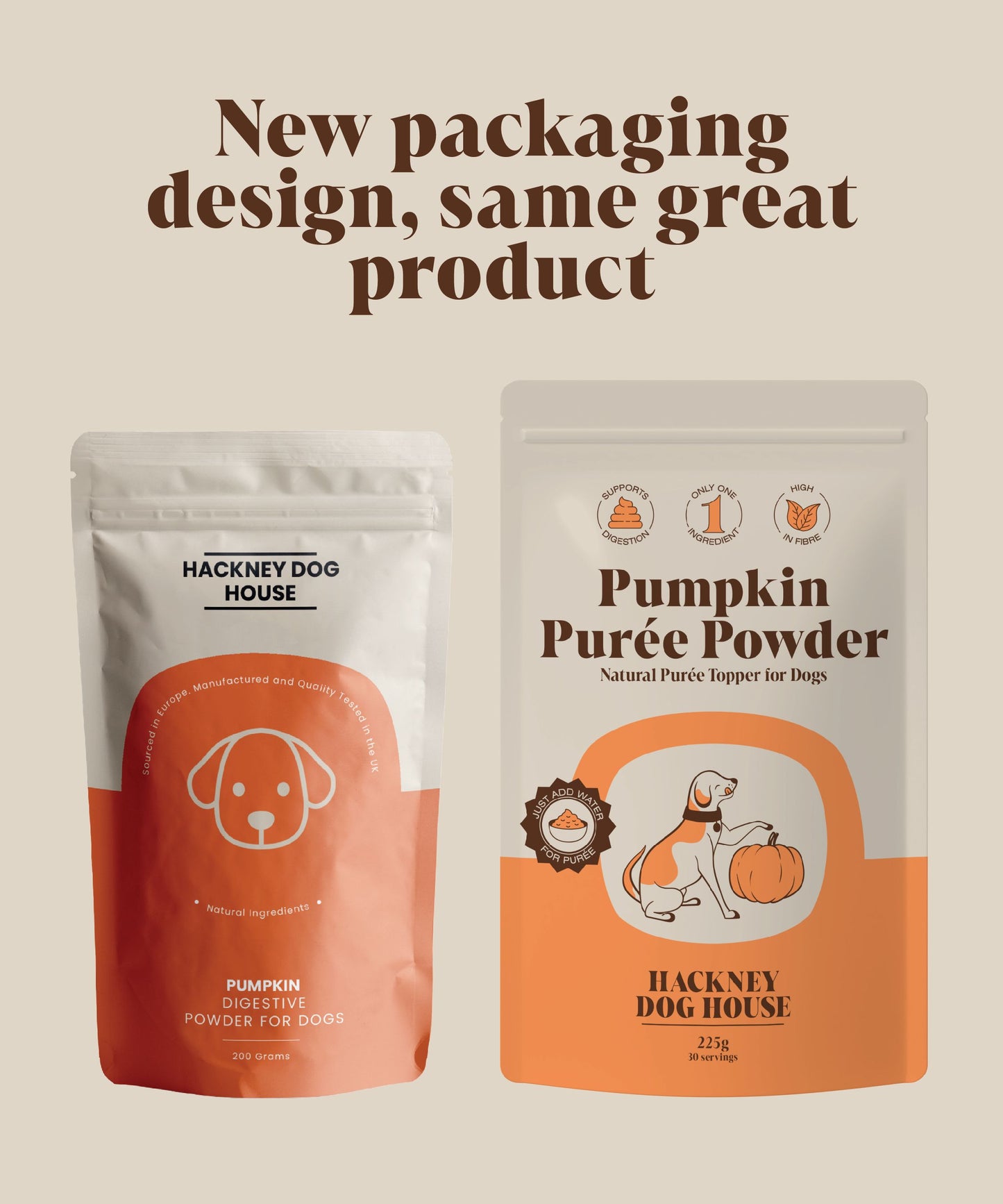 Single Pack | Pumpkin Puree Powder For Dogs | 30 Servings (RRP: £17.95)