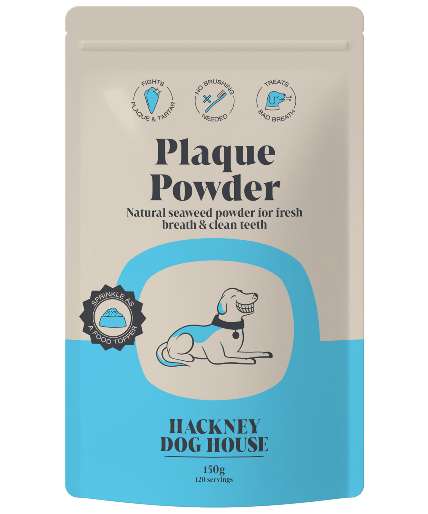 Single Pack | Plaque Seaweed Powder for Dogs | 80 Servings | (RRP: £9.95)